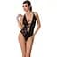 Боди с очень глубоким декольте Passion DARYL Body black L/XL - миниатюра 1