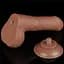 Фаллоимитатор LoveToy Sliding-Skin Dual Layer Dong 7" 18.3 см коричневый - миниатюра 6