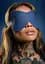 Маска на очі Taboom Silicone Supreme Blindfold синій - мініатюра 2
