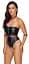 Боді Cottelli Collection Bondage Tubebody XL чорний - мініатюра 4