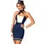 Костюм стюардеси Obsessive Stewardess Uniform XS/S синій - мініатюра 1
