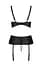 Корсет с открытой грудью Passion JANNIES CORSet XXL/XXXL black стринги в наборе - миниатюра 4