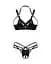 Комплект белья Obsessive Keira Lise otwarty, L/XL (черный) - миниатюра 9