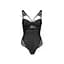 Боди из эко-кожи и кружева Passion Loona Body black L/XL - миниатюра 3