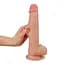 Фалоімітатор Lovetoy Sliding-Skin Dual Layer Dong 9 24 см тілесний - мініатюра 5
