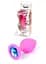 Анальная пробка Jewellery Pink Silikon PLUG Medium Light Blue Diamond Boss Series 64-00085 100358 - миниатюра 1