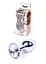 Металева анальна пробка з кристалом Boss Jewellery Silver 7 см (прозорий) - мініатюра 1