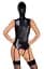 Костюм БДСМ Bad Kitty Naughty Toys Body With Head Mask XL чорний - мініатюра 2