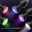 Силиконовая анальная пробка с вибрацией и подсветкой Light Anal Plug 3,5x9 см красная - миниатюра 9