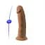 Фалоімітатор SilexD Silicone Dildo Model 2 Size 7.5" 19 см тілесний - мініатюра 7