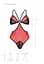 Полупрозрачное боди с кружевом Passion Peonia Body XXL/XXXL red - миниатюра 7