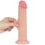 Фалоімітатор Lovetoy Sliding Skin Dual Layer Dong 8" 20 см тілесний - мініатюра 3