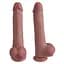 Фалоімітатор Erospace Natural Play D3 24 см тілесний - мініатюра 4