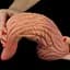 Фалоімітатор Dual-Layered Silicone 10'' Nature Cock 25 см коричневий - мініатюра 12