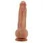 Фаллоимитатор Pretty Love Sliding Skin Draco 9.2quot; 23.3 см (коричневый) - миниатюра 10