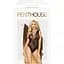 Боді Penthouse Runway Queen S/L Black, виріз на спині, плетіння в зоні декольте та на спинці - мініатюра 3
