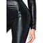 Комбинезон Leg Avenue Wetlook Catsuit XL из экокожи с мокрым эффектом Black молния спереди - миниатюра 3