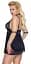 Комплект Cottelli Collection Bondage Babydoll 3XL чорний - мініатюра 2
