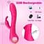 Вібратор Кролик для жінок силіконовий Satisfyer 22 см фуксія довжина - мініатюра 2