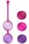 Вагинальные шарики Liebe Kewos — Cerise/Candy Violet, 5 шариков в комплекте Liebe Seele SX1596 100791 - миниатюра 2