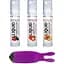 Набор из 3-х вкусов стимулирующего лубриканта Adrien Lastic Amoreane Med 3х10 мл и вибропули Purple - миниатюра 1