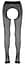 Колготки Cottelli Collection Crotchless Tights 3 чорний - мініатюра 6