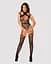 Ажурный бодистокинг с отверстиями Obsessive Bodystocking G327 black черный комбинезон с дос S/M/L - миниатюра 3
