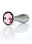 Анальная металлическая пробка Plug-Jewellery Silver PLUG-Rose M Boss Series 64-00147 100346 - миниатюра 1