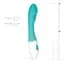 Вібратор EasyToys Good Vibes Only Tate 20 см бірюзовий - мініатюра 5