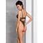 Эротическое боди с рисунком Passion LOVELIA Body black L/XL - миниатюра 4