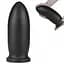 Велика анальна пробка LoveToy 9" King Sized Anal Bomber 20.3 см (чорний) - мініатюра 4
