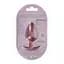 Анальна пробка Ouch! Smooth Anal Plug Metallic L 8.9 см (рожеве золото) - мініатюра 4