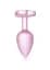 Анальная металлическая пробка Plug - Jewellery Pearl Pink Heart PLUG - Clear S Boss Series 64-00139 100340 - миниатюра 6