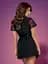 Сексуальний комплект Obsessive Miamor Robe S/M чорний - мініатюра 3