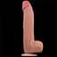 Фалоімітатор LoveToy Sliding-Skin Dual Layer Dong King Sized 31 см тілесний - мініатюра 2