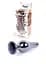 Анальная пробка Jewellery Dark Silver BUTT PLUG Black Boss Series 64-00056 101640 - миниатюра 1