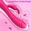 Вібратор I’MCUM Bunny Dildo Vibrator 10 режимів подвійної вібрації (7970379617740) - мініатюра 4