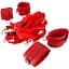 Бондажний набір Bad Kitty Naughty Toys Bed Restraints 5 шт. червоний - мініатюра 1