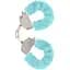 Наручники Toy Joy Furry Fun Cuffs 28 см блакитний - мініатюра 1