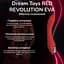Вібратор силіконовий Dream Toys Red Revolution Eva з рухомою кулькою 2 мотори 7 режимів IPX7 водонепроникний - мініатюра 2
