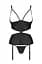 Корсет с открытой грудью Passion JANNIES CORSet L/XL black стринги в наборе - миниатюра 3