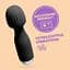 Вібратор Crushious Wanderlust Mini Wand чорний 15x4.1 см - мініатюра 6