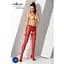 Колготки-бодістокінги Passion S012 One Size, Red - мініатюра 2