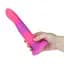 Светящийся в темноте фаллоимитатор Addiction Rave 8″ Glow in the Dark Dildo Pink Purple, 20,3 см - миниатюра 5