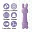 Вібратор Feelztoys Mister Bunny Purple SO4439 [100988] - мініатюра 2