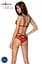 Комплект белья Passion Peonia Set S/M red бра трусики - миниатюра 2