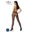 Эротические колготки-бодистокинг Passion S019 black имитация трусиков ажурных с доступом в сеточку S/M/L - миниатюра 4