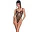 Эротическое боди с рисунком Passion LOVELIA Body black L/XL - миниатюра 1