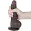 Фаллоимитатор Lovetoy Sliding-Skin Dual Layer Dong 7.5apos;apos; 19.5 см (черный) - миниатюра 16