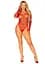 Боди Leg Avenue Crystalized fishnet bodysuit Red One Size - миниатюра 3